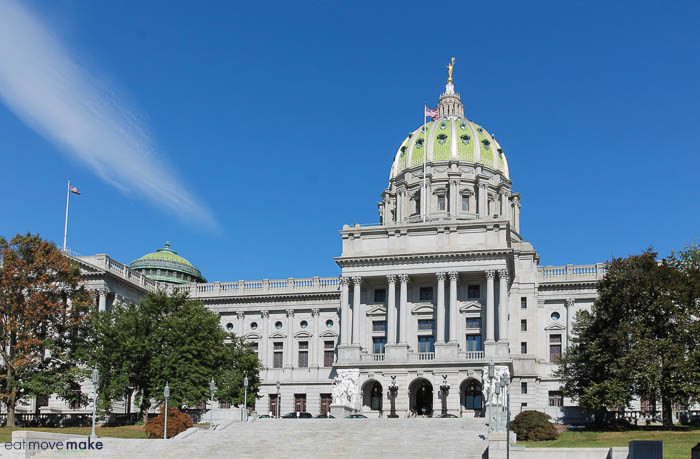 pennsylvania state capitol building front