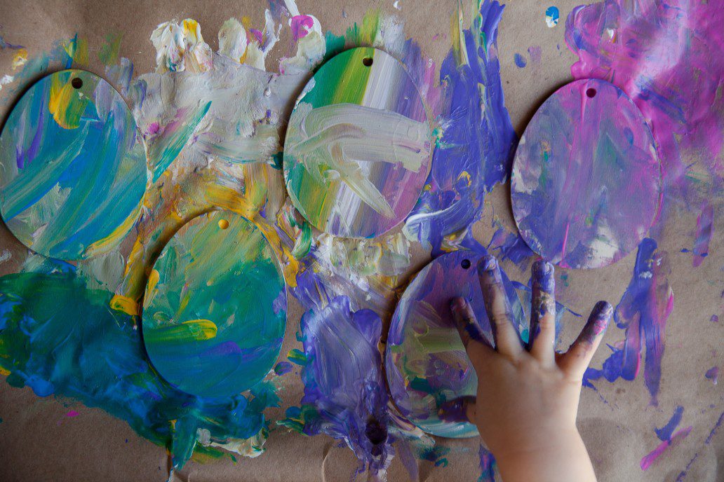 homemade finger paint