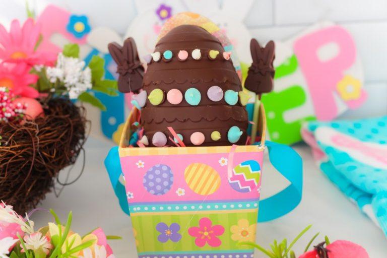 Breakable Chocolate Egg Recipe with Hidden Easter Candy Surprise Easter Party Foods for Kids