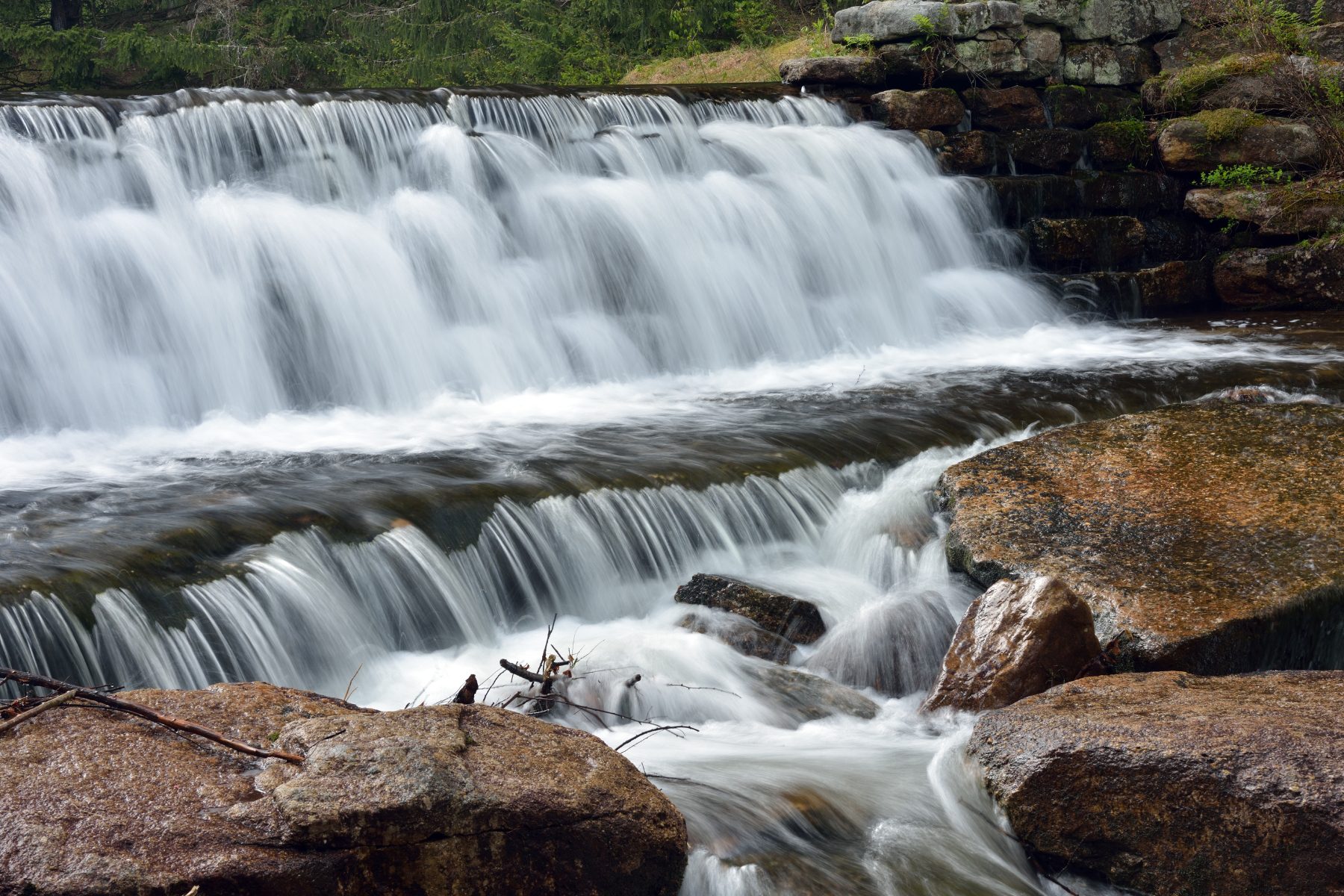 hickory run state park waterfall