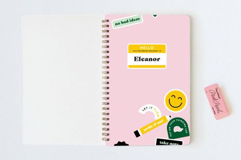 customized notebooks from minted
