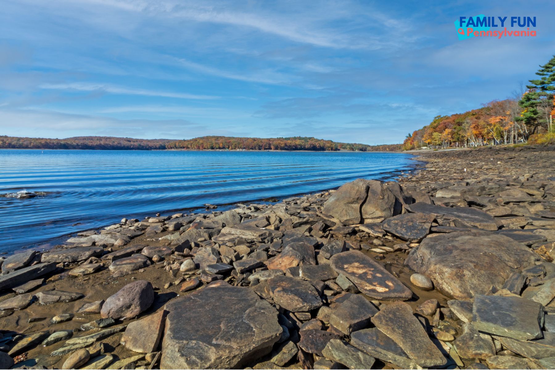 Lake Wallenpaupack near Hawley, Pennsylvania